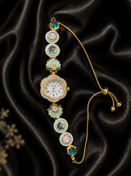 Golden-Silver Friendship Pendent Set with two Chain